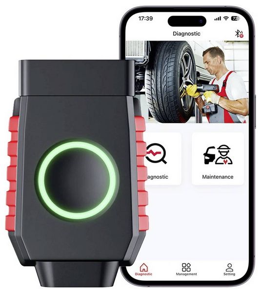 Produktbild: Vident iSmartDiag510PRO OBD II Diagnosetool iSmartDiag510PRO Passend f&uuml;r (Auto-Marke): Ford, BMW, Audi, Volkswagen, Renault, Toyota, Honda, Hyundai,