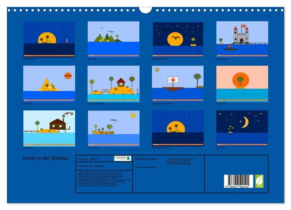 Produktbild: Inseln in der S&uuml;dsee (Wandkalender 2026 DIN A3 quer), CALVENDO Monatskalender