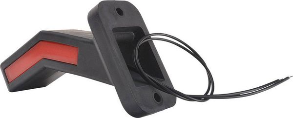 Produktbild: WAS Umriss-Markierungsleuchte Offene Kabelenden Markierungsleuchte, Positionslicht seitlich, links 12 V, 24 V Rot, Wei&szlig;