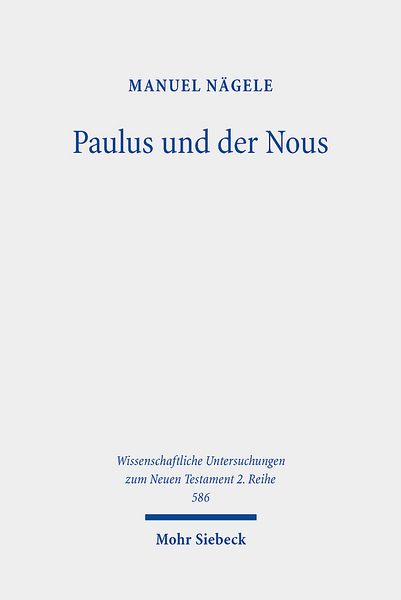 Produktbild: N&auml;gele, M: Paulus und der Nous