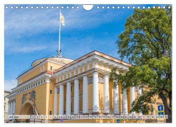 Produktbild: St. Petersburg - Historische Altstadt (Wandkalender 2026 DIN A4 quer), CALVENDO Monatskalender