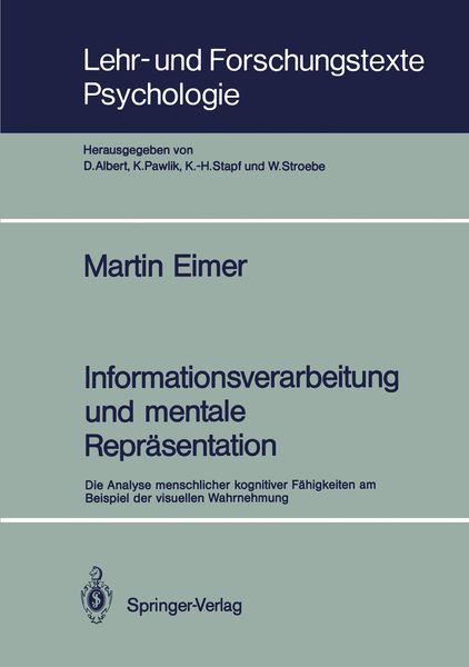 Produktbild: Informationsverarbeitung und mentale Repr&auml;sentation