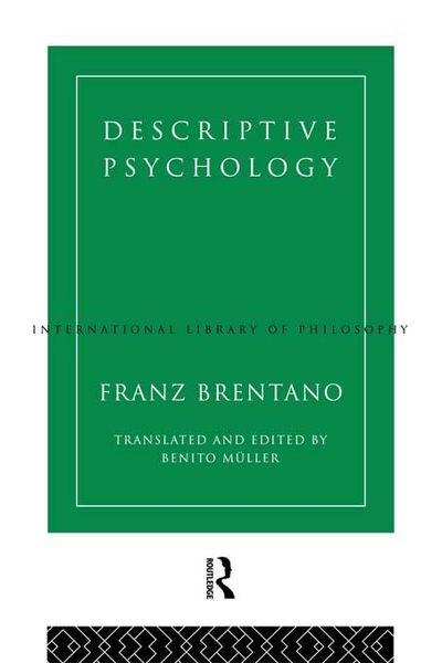 Produktbild: Descriptive Psychology