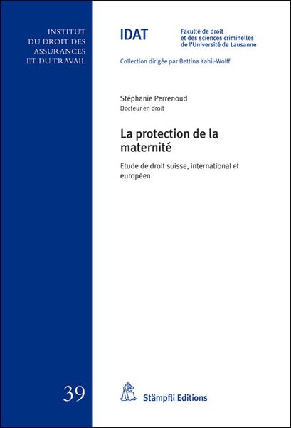 Produktbild: La protection de la maternit&eacute;
