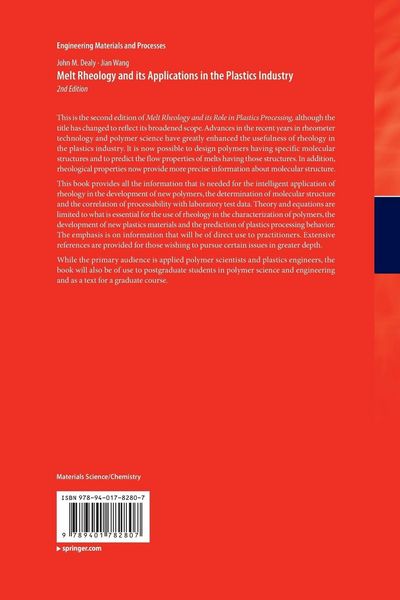 Produktbild: Melt Rheology and its Applications in the Plastics Industry