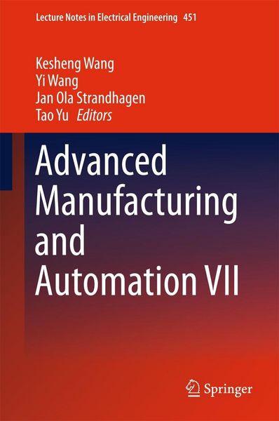 Produktbild: Advanced Manufacturing and Automation VII