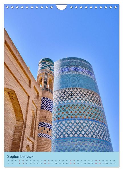 Produktbild: Usbekistan - Historische Architektur (Wandkalender 2027 DIN A4 hoch), CALVENDO Monatskalender