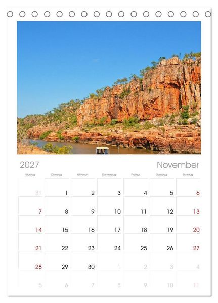 Produktbild: Faszination Australien - eine Traumreise (Tischkalender 2027 DIN A5 hoch), CALVENDO Monatskalender