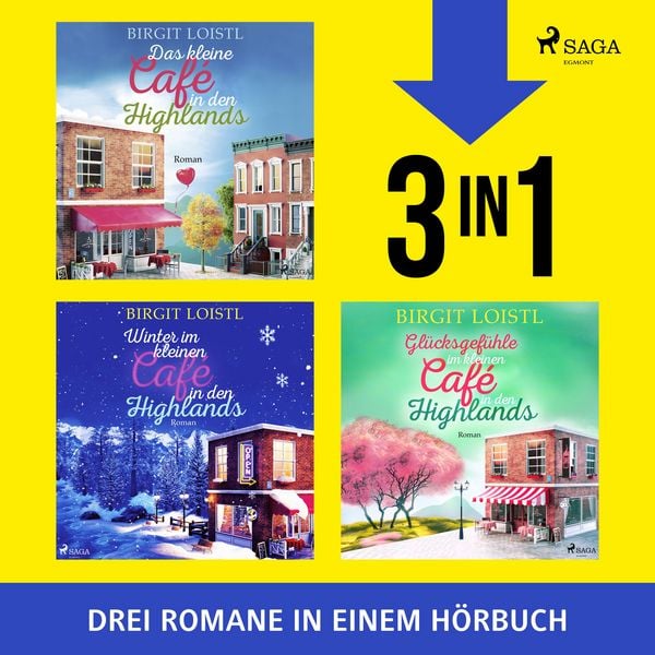 Das kleine Café in den Highlands (3 Bände in einem Hörbuch) (Nur bei uns!) - Birgit Loistl, Audio, 9788727261683