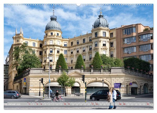 Produktbild: Stockholm - Mal anders gesehen (Wandkalender 2026 DIN A2 quer), CALVENDO Monatskalender