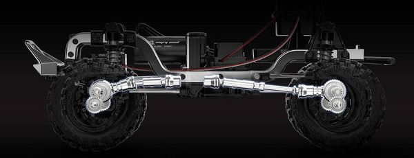 Produktbild: MJX Schwarz-Rot Brushless 1:12 RC Modellauto Elektro Crawler Allradantrieb (4WD) RtR 2,4 GHz Inkl. Akku und Ladeger&auml;t, mit Lichteffekt