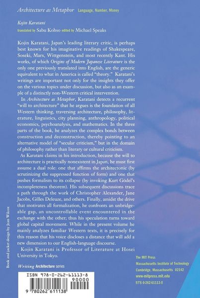Produktbild: Architecture as Metaphor
