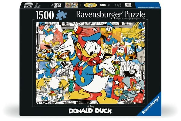 Produktbild: Erwachsenenpuzzle 1500 Teile - Disney Classics: Donald Duck