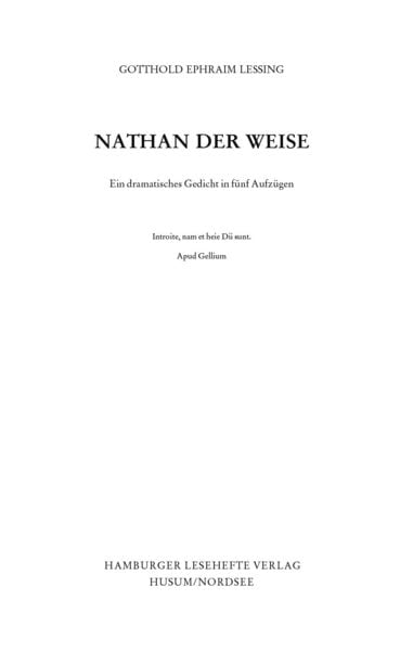 Produktbild: Nathan der Weise