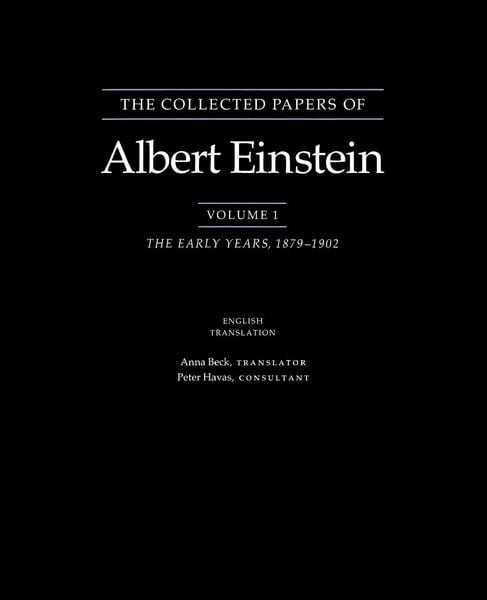 Produktbild: The Collected Papers of Albert Einstein, Volume 1 (English)