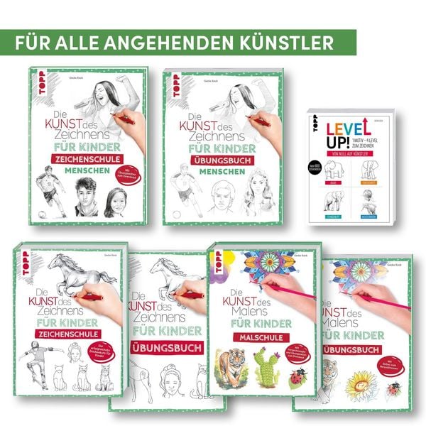 Produktbild: Die Kunst des Zeichnens f&uuml;r Kinder &Uuml;bungsbuch - Menschen