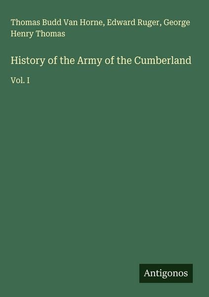 Produktbild: History of the Army of the Cumberland