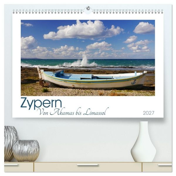 Produktbild: Zypern. Von Akamas bis Limassol (hochwertiger Premium Wandkalender 2027 DIN A2 quer), Kunstdruck in Hochglanz