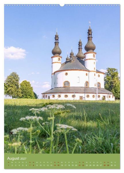 Produktbild: Zeitlose Oberpfalz Impressionen. Sehensw&uuml;rdigkeiten voller Vielfalt (hochwertiger Premium Wandkalender 2027 DIN A2 hoch), Kunstdruck in Hochglanz