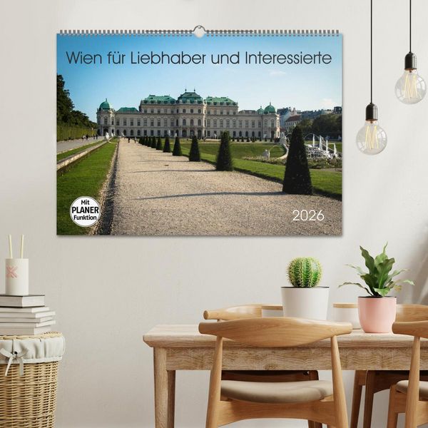 Produktbild: Wien f&uuml;r Liebhaber und Interessierte (Wandkalender 2026 DIN A2 quer), CALVENDO Monatskalender