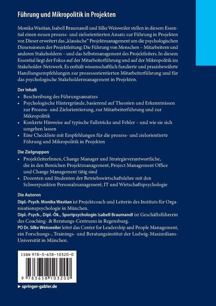 Produktbild: F&uuml;hrung und Mikropolitik in Projekten
