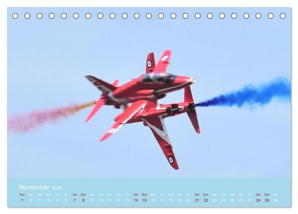 Produktbild: Stunning Aircraft (Desk Calendar 2026 DIN A5 landscape), CALVENDO 12 Month DeskCalendar
