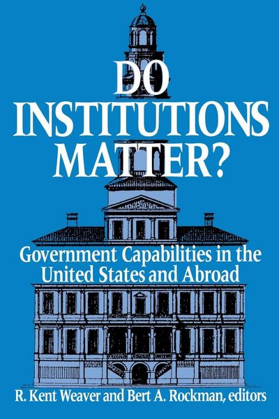 Produktbild: Do Institutions Matter?
