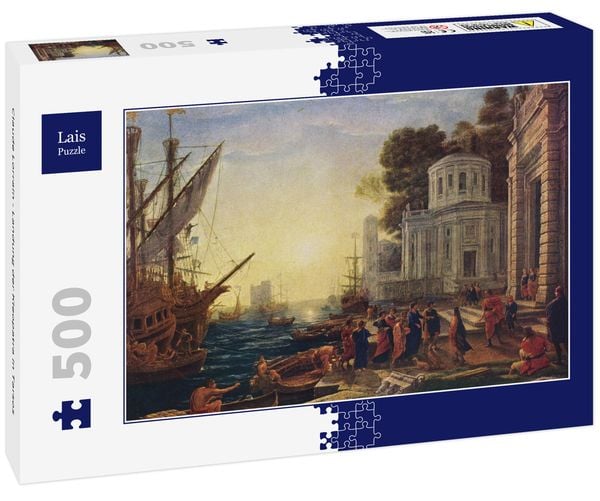 Lais Puzzle Claude Lorrain - Landung der Kleopatra in Tarsos 500 Teile
