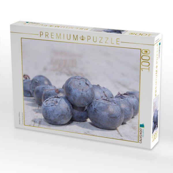 Produktbild: CALVENDO Puzzle Heidelbeeren Stillleben | 1000 Teile Lege-Gr&ouml;&szlig;e 64x48cm Foto-Puzzle f&uuml;r gl&uuml;ckliche Stunden