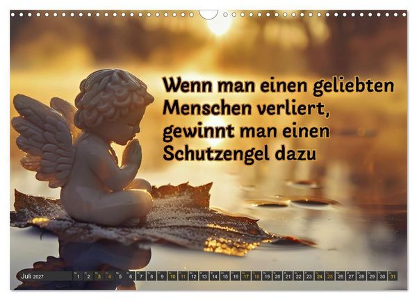 Produktbild: Trost - in stillen Momenten (Wandkalender 2027 DIN A3 quer), CALVENDO Monatskalender