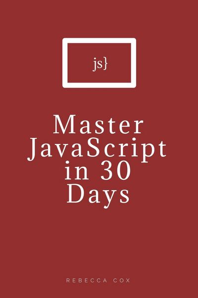 Produktbild: Master JavaScript in 30 Days