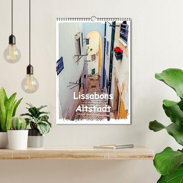 Produktbild: Lissabons Altstadt (Wandkalender 2025 DIN A3 hoch), CALVENDO Monatskalender