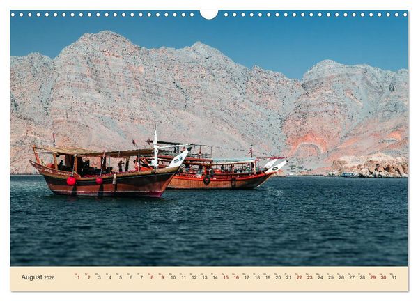Produktbild: Musandam - Die omanische Exklave im geheimnisvollen Orient (Wandkalender 2026 DIN A3 quer), CALVENDO Monatskalender