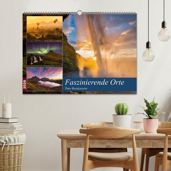 Produktbild: Faszinierende Orte (Wandkalender 2026 DIN A2 quer), CALVENDO Monatskalender