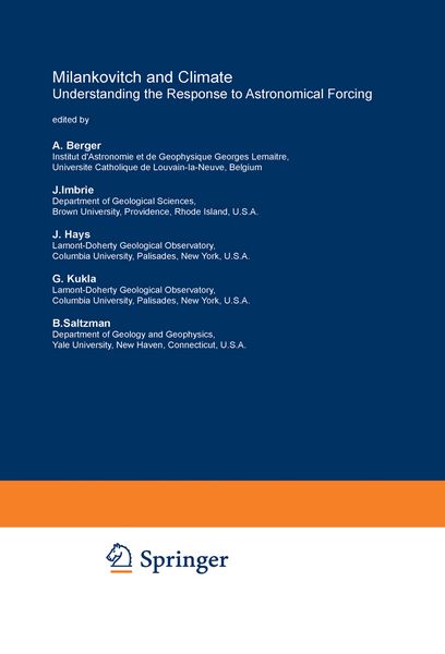 Produktbild: Milankovitch and Climate