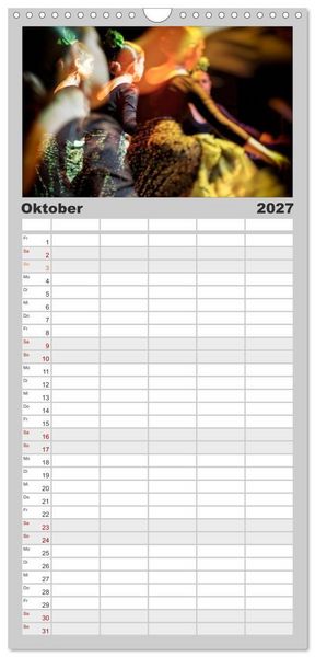 Produktbild: Familienplaner 2027 - Flamenco - Tanz der Leidenschaft mit 5 Spalten (Wandkalender, 21 x 45 cm) CALVENDO