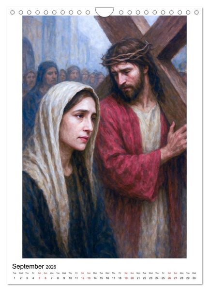 Produktbild: The Way of the Son of Man (Wall Calendar 2026 DIN A4 portrait), CALVENDO 12 Month Wall Calendar