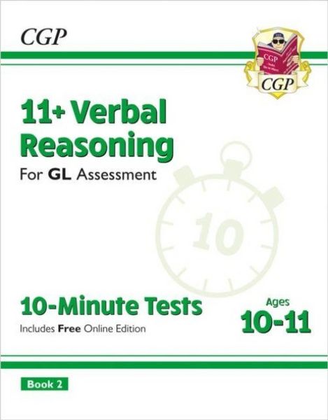 Produktbild: 11+ GL 10-Minute Tests: Verbal Reasoning - Ages 10-11 Book 2 (with Online Edition)