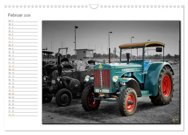 Produktbild: Oldtimer - Trecker Nostalgie (Wandkalender 2026 DIN A3 quer), CALVENDO Monatskalender