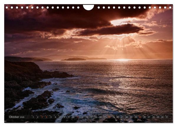 Produktbild: Zauberhafte Abendstimmung (Wandkalender 2026 DIN A4 quer), CALVENDO Monatskalender