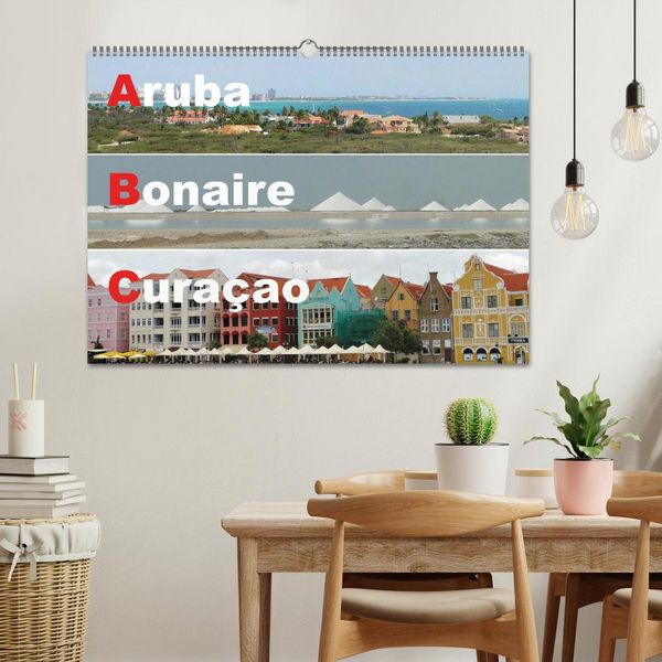 Produktbild: ABC: Aruba - Bonaire - Cura&ccedil;ao (Wandkalender 2026 DIN A2 quer), CALVENDO Monatskalender