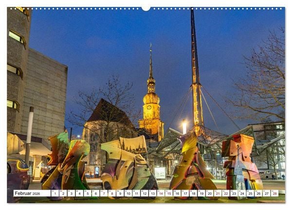 Produktbild: Stadt Dortmund (hochwertiger Premium Wandkalender 2026 DIN A2 quer), Kunstdruck in Hochglanz