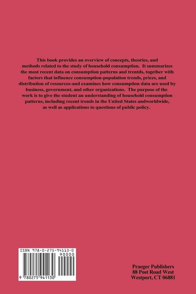 Produktbild: The Economics of Household Consumption