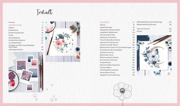 Produktbild: Watercolor&nbsp;&ndash; Fabelhafte Bl&uuml;tenwelten
