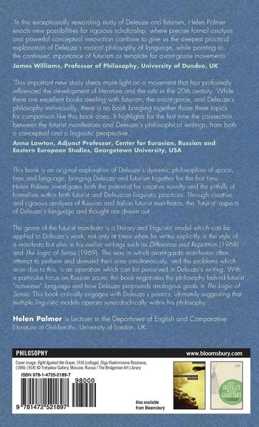 Produktbild: Deleuze and Futurism