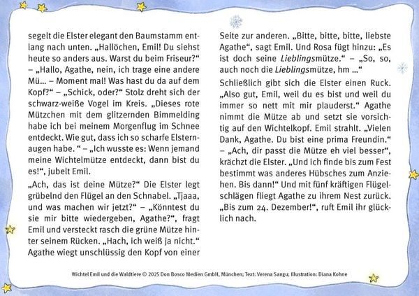 Produktbild: Wichtel Emil und die Waldtiere. 24 Geschichten zum Vorlesen im Advent. F&uuml;r Kinder von 3 bis 6