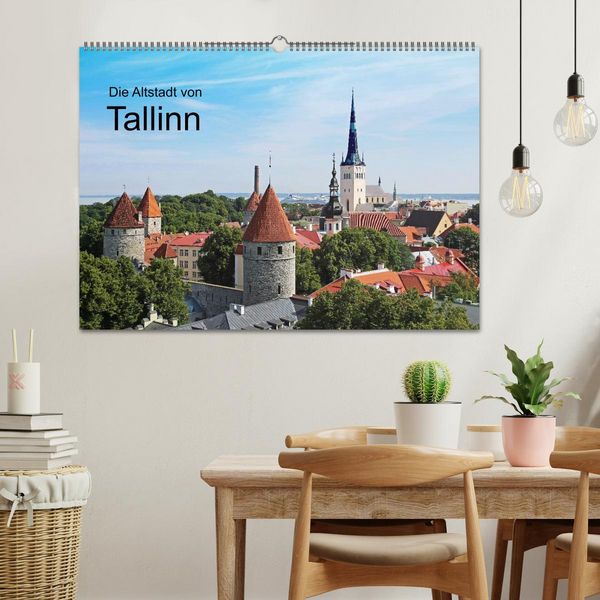Produktbild: Die Altstadt von Tallinn (Wandkalender 2026 DIN A2 quer), CALVENDO Monatskalender