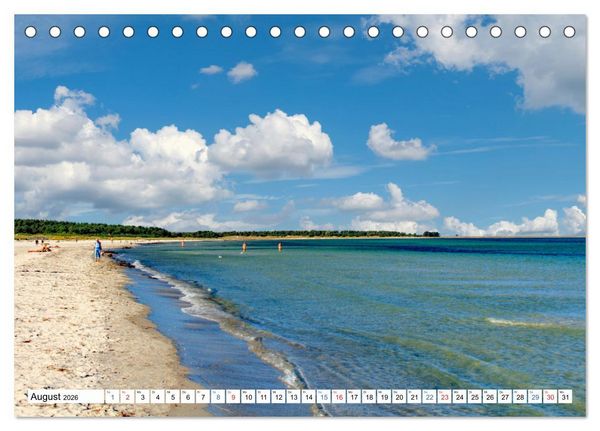 Produktbild: Prerow auf dem Dar&szlig; - Sehnsuchtsort an der Ostsee (Tischkalender 2026 DIN A5 quer), CALVENDO Monatskalender