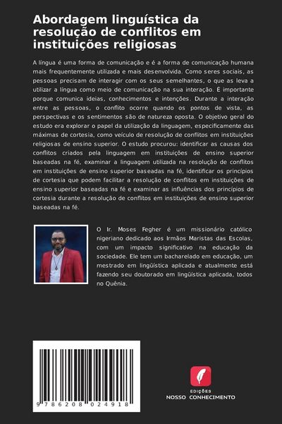 Produktbild: Abordagem lingu&iacute;stica da resolu&ccedil;&atilde;o de conflitos em institui&ccedil;&otilde;es religiosas