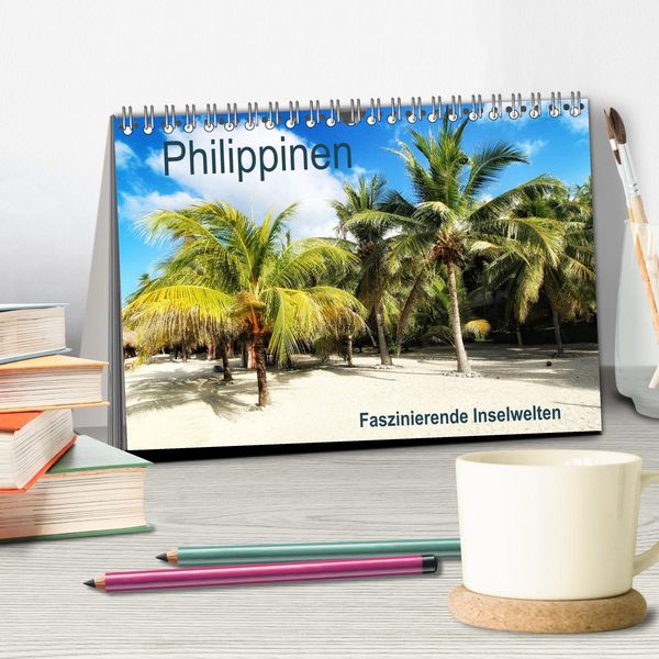 Produktbild: Philippinen - Faszinierende Inselwelten (Tischkalender 2026 DIN A5 quer), CALVENDO Monatskalender
